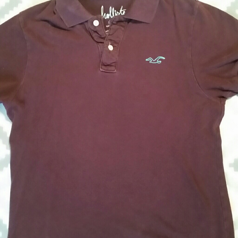 Hollister short sleeve collar shirt